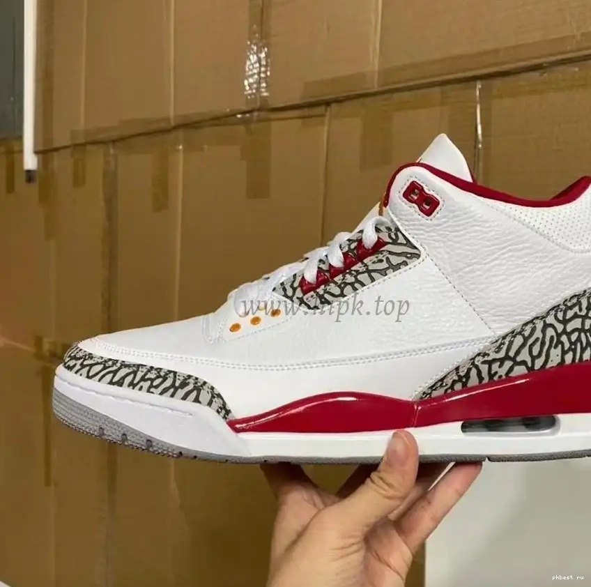 God Cardinal retro to air materials Pk ready 3 jordan ship Red retail 0527